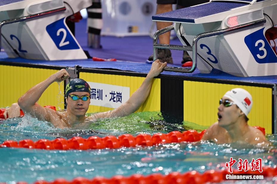 潘展乐全国游泳冠军赛摘金夺银，世锦赛选拔赛